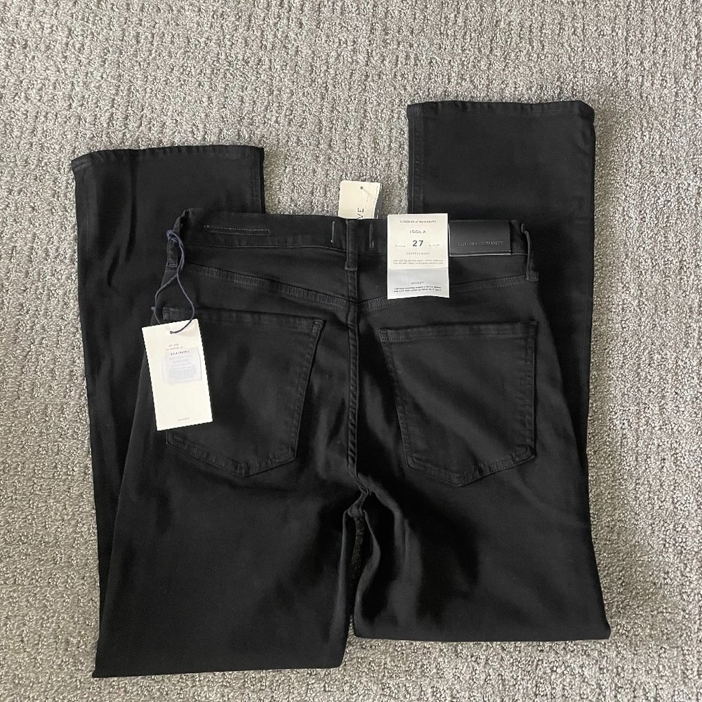 Brand New Size 27 Citizens of Humanity Black Jeans